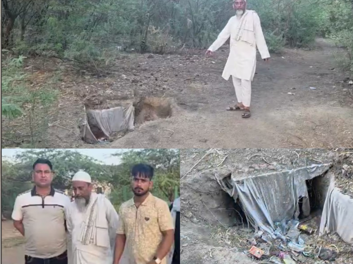 nagar nigam gave per grave rs 100 compensation after demolishing muslim graveyard