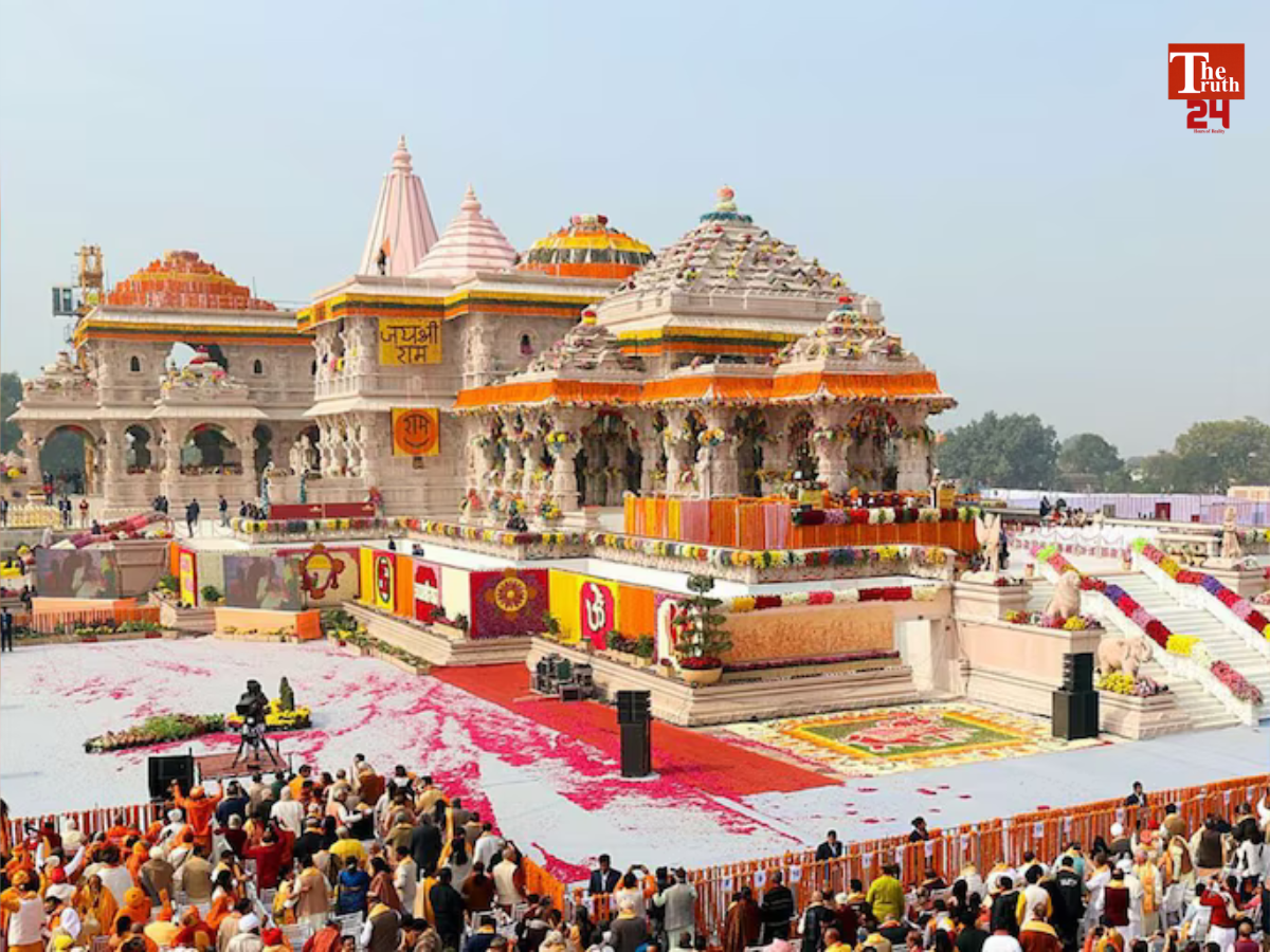 ayodhya ram mandir chanda vivad lavkush mishra detained sit action