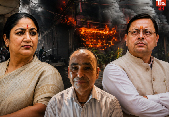 cm dhami talks to rekha gupta on keshav negi arrest Malviya Nagar Fire