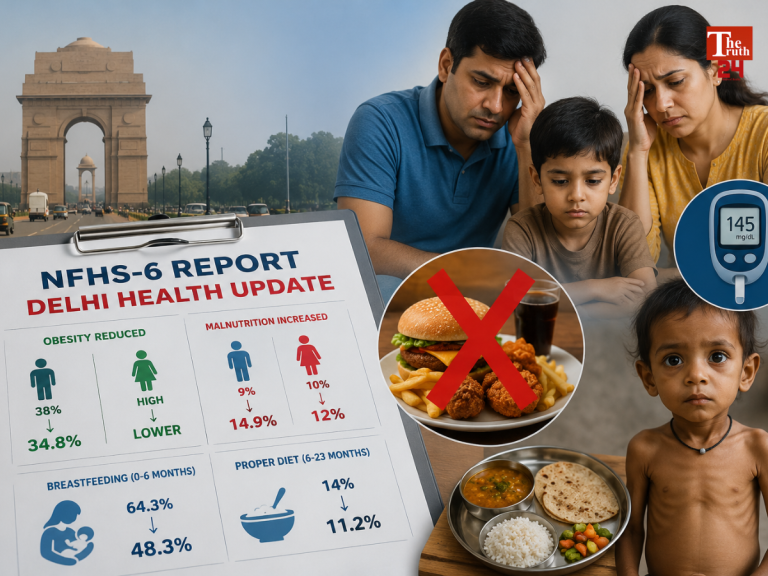 delhi health report obesity down malnutrition and diabetes up