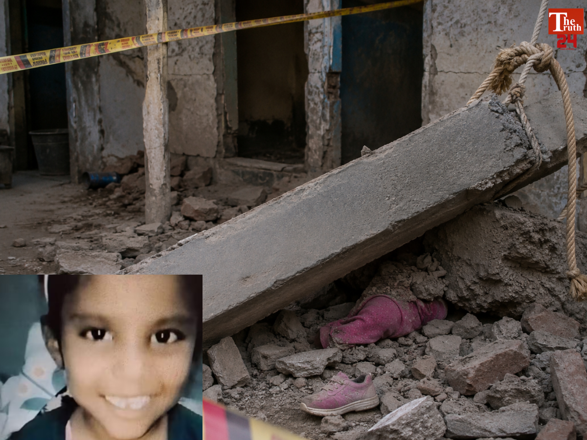 delhi narela tanya dies after toilet pillar collapse