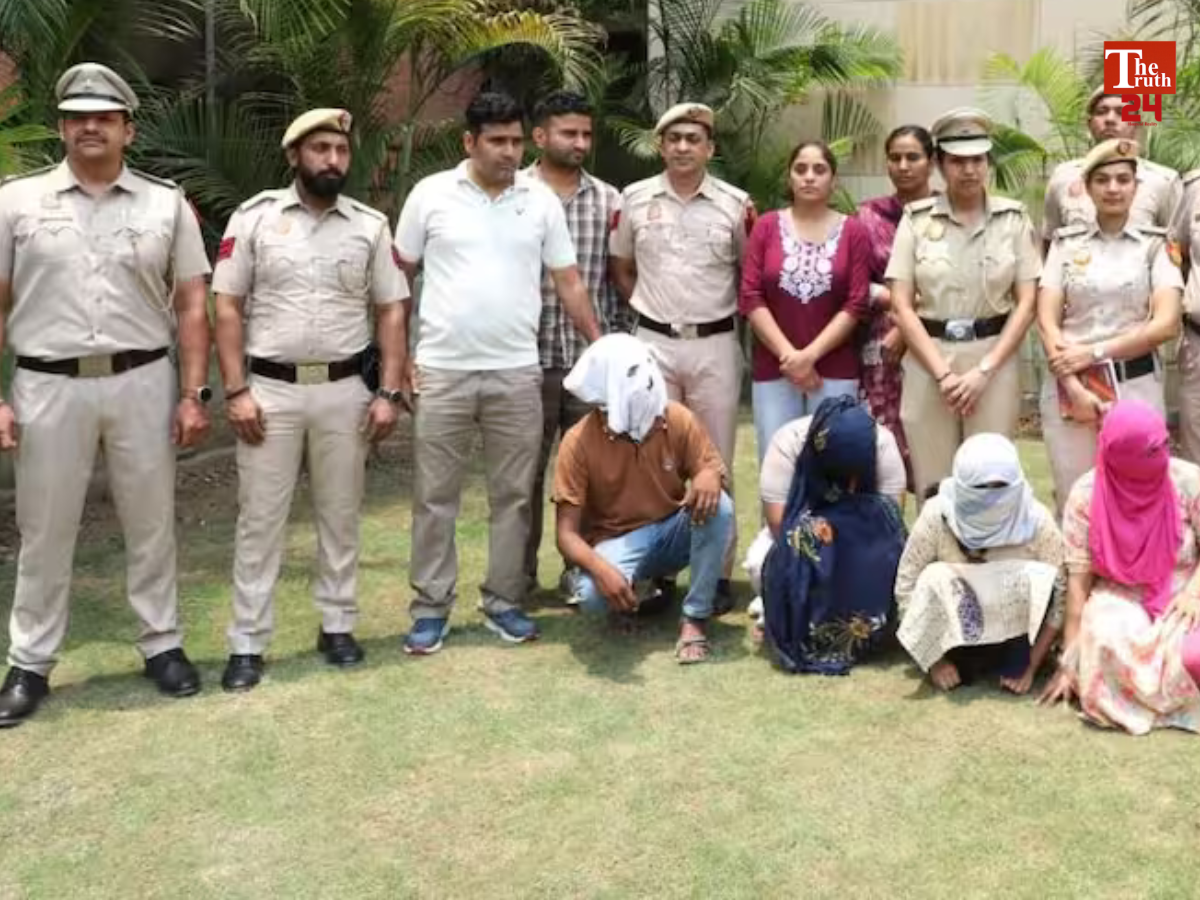 delhi police bust child trafficking racket 13 arrested