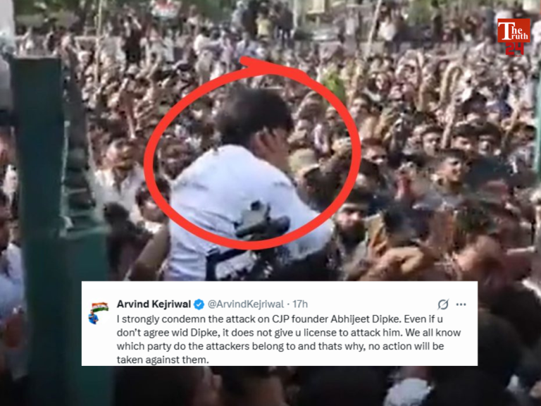 kejriwal reaction on abhijeet deepke slap in jaipur