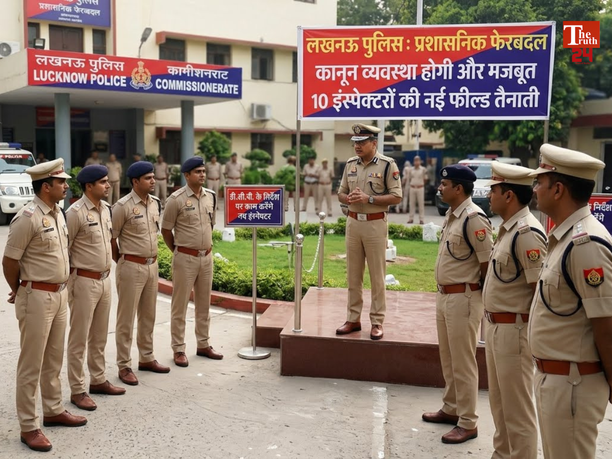 lucknow police transfer and reshuffle 10 inspectors