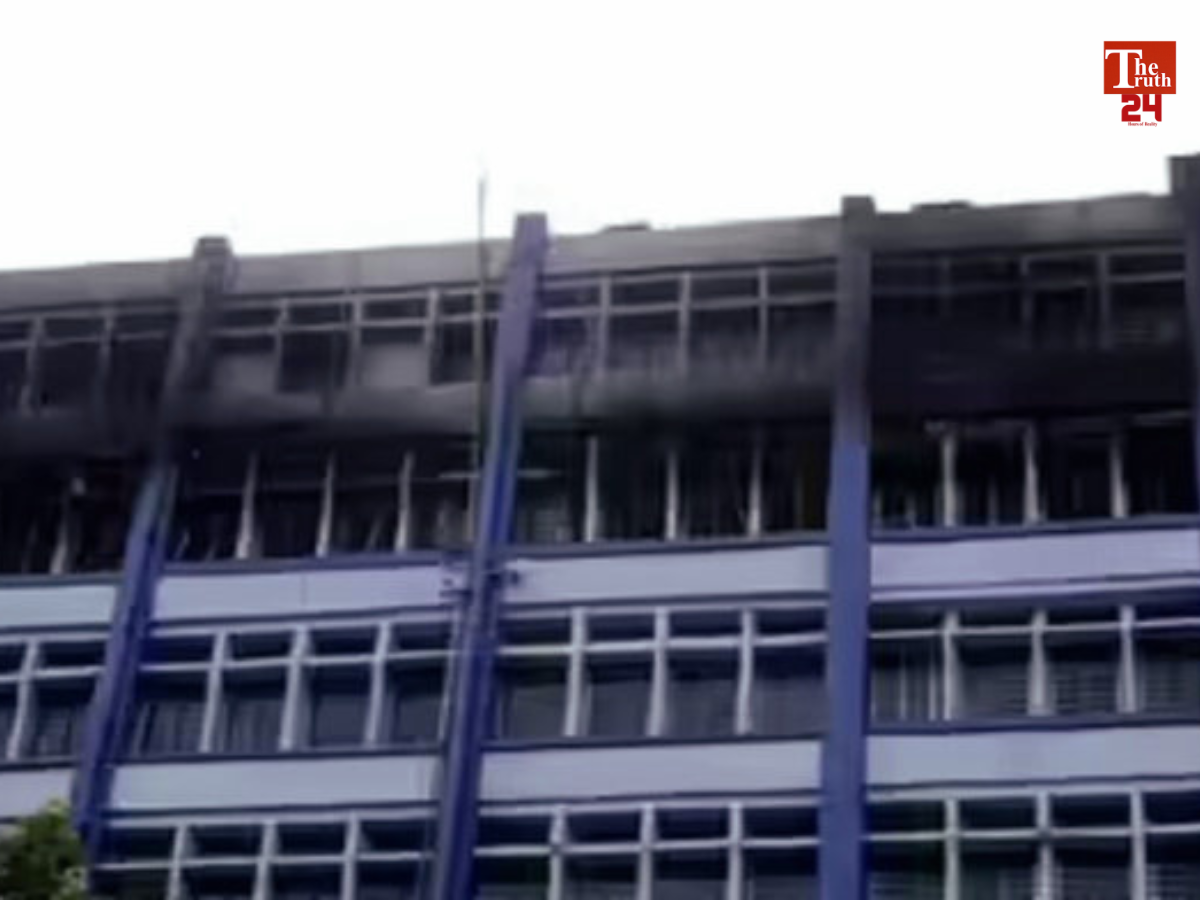 mystery behind the alipur evm building fire