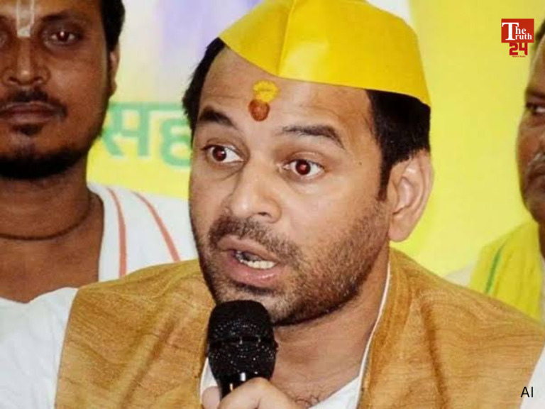 tej pratap yadav targets khesari lal over support to khan sir coaching