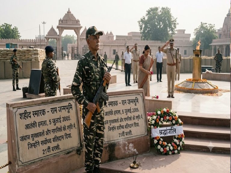 21st anniversary of terrorist attack at Ram Janmabhoomi complex in Ayodhya on July 5 2005