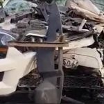 Scorpio collides with truck Three Dide four injured in Kanpur road Accident