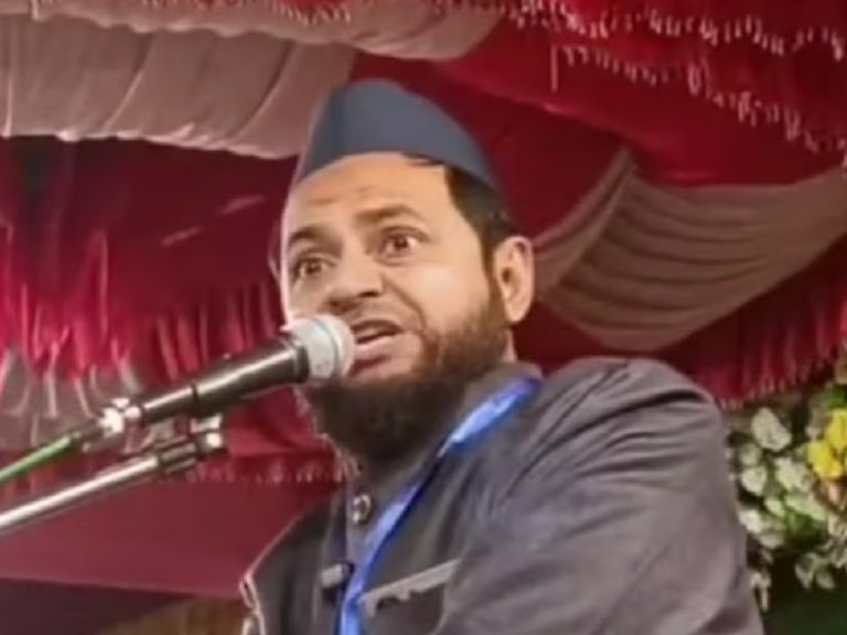 maulana jarjish ansari controversial statement on shri krishna shri ram video viral on social media