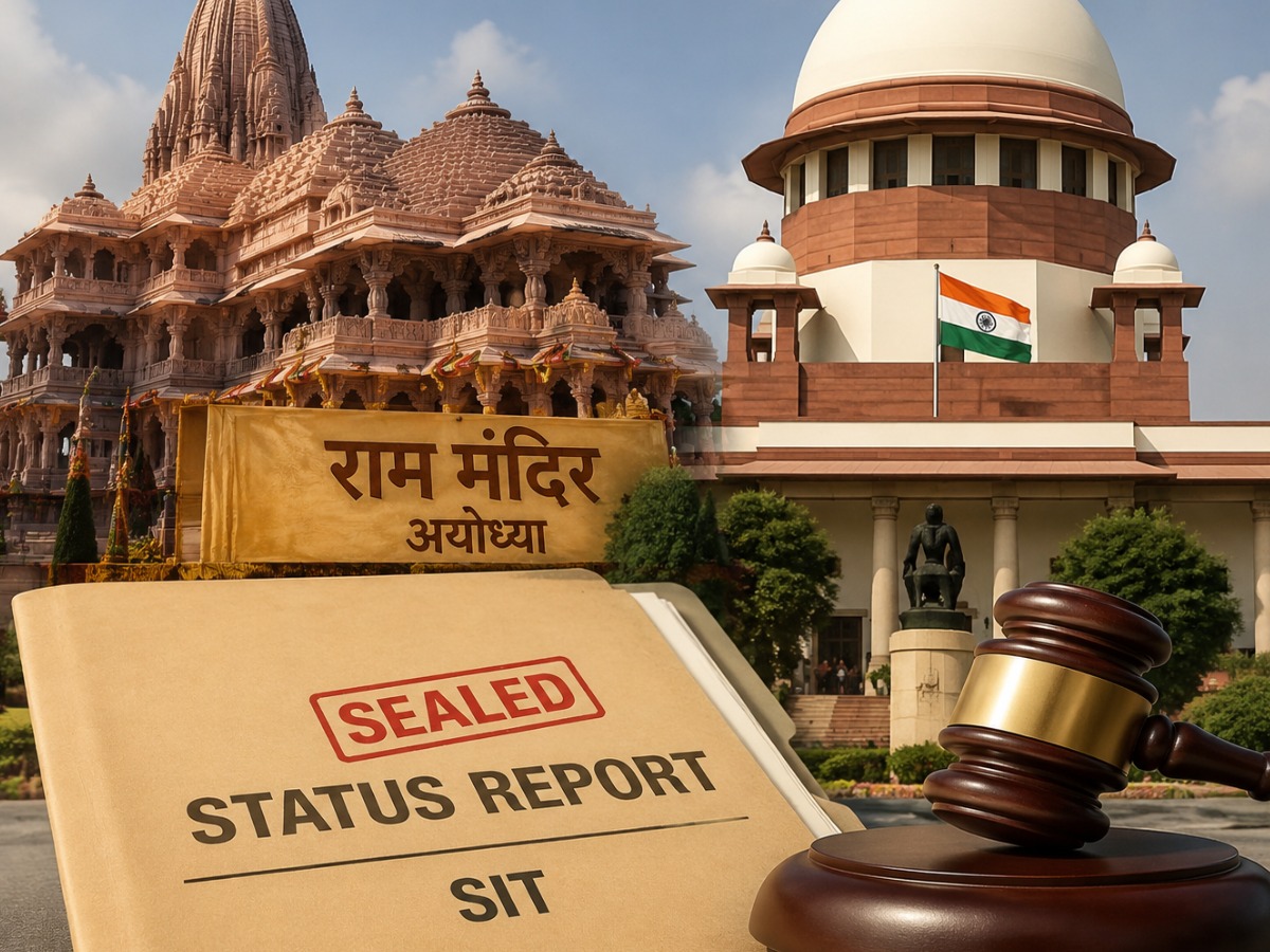 Ayodhya ram mandir offerings theft case SIT files sealed status report hearing today in supreme court