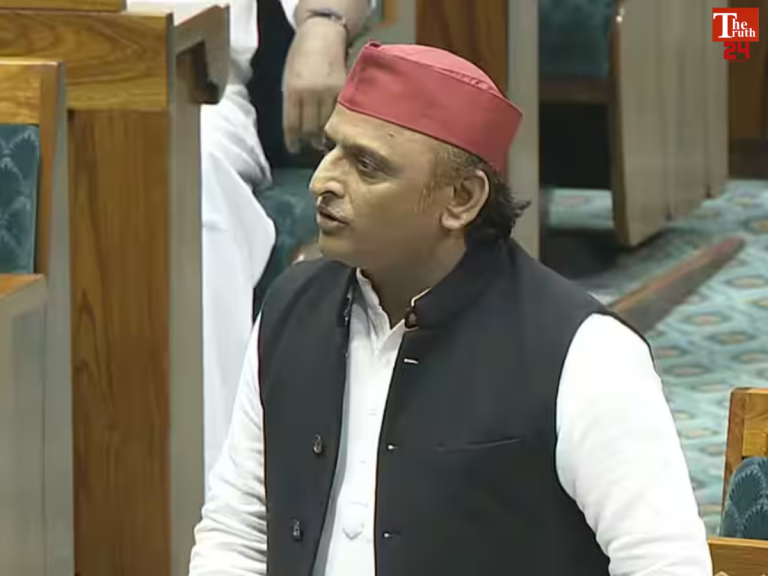 akhilesh yadav parliament speech jantar mantar lathicharge student protest monsoon session