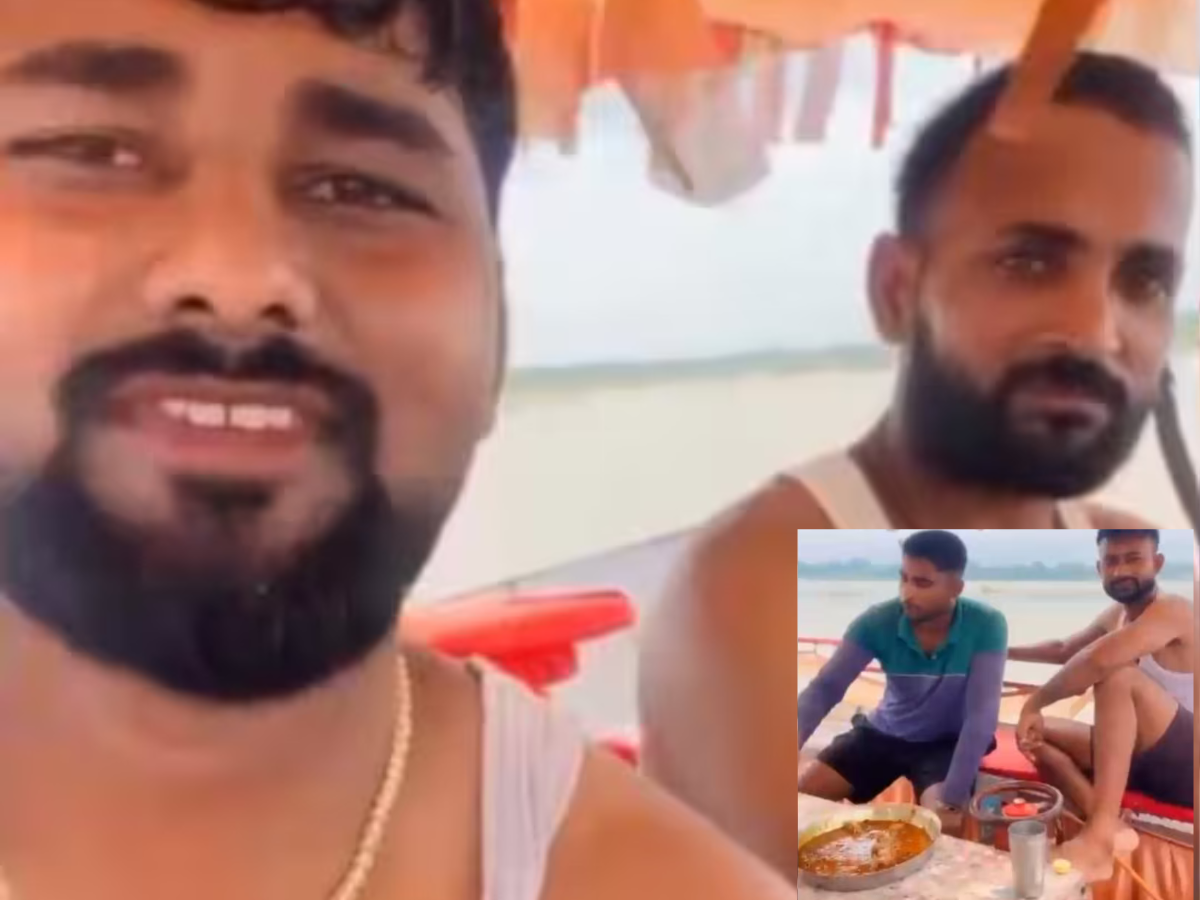 ayodhya guptar ghat mutton beer party video viral three arrested