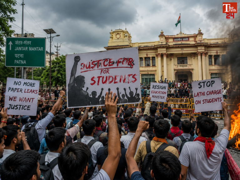 bihar bandh student protest jantar mantar lathicharge paper leak nta demand
