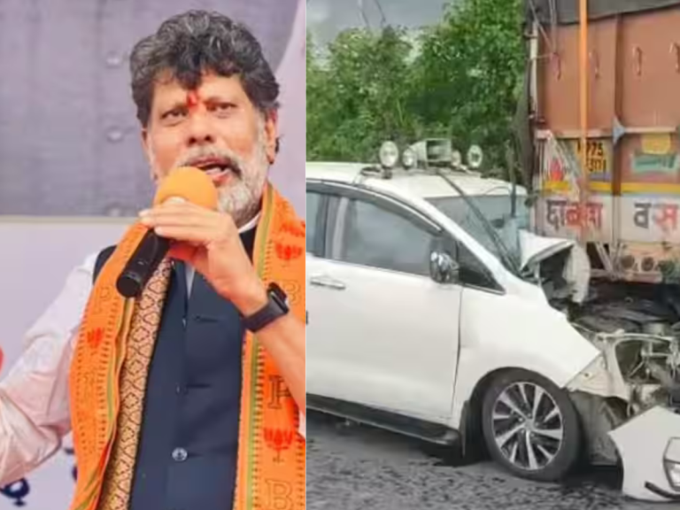bjp chhattisgarh president kiran dev singh injured in lalitpur road accident up