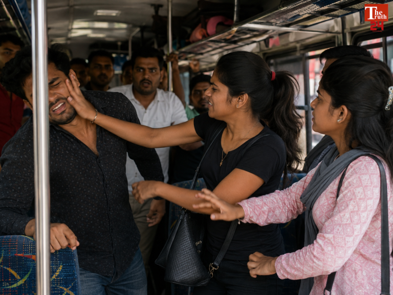 bus molestation case youth arrested after cctv women protest