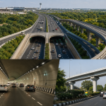 delhi 6 lane tunnel road Project ccea approved dwarka expressway vasant kunj