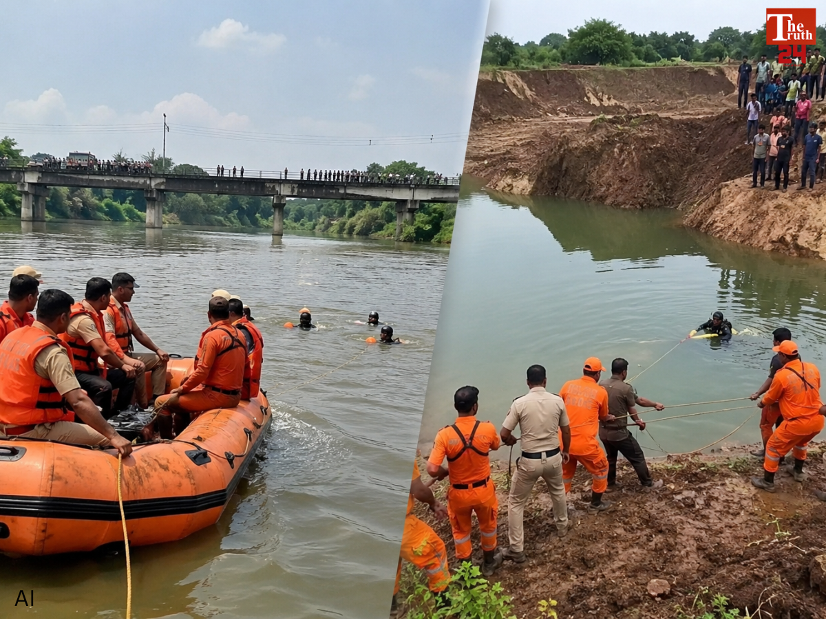 delhi alipur yamuna river 4 children missing gonda 2 children drowned
