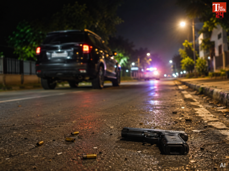 gurugram sushant lok encounter 4 gangsters killed 3 policemen injured 60 round gunfight