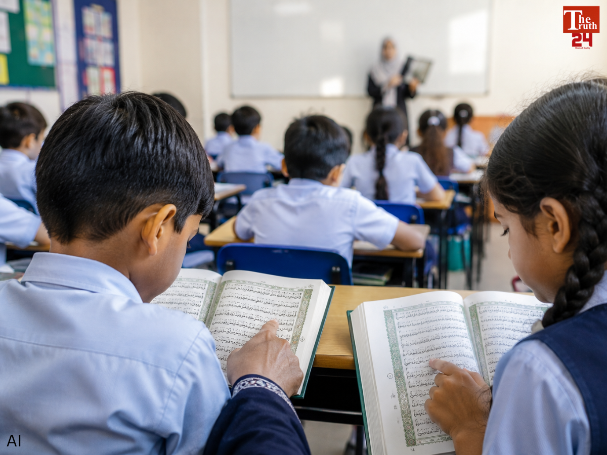 hyderabad saidabad private school religious lesson controversy parents allegation