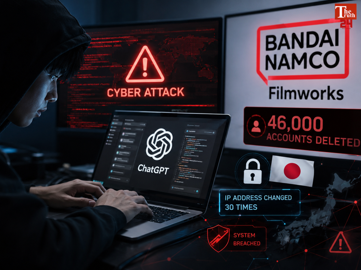 japan teen chatgpt cyberattack bandai namco filmworks account deletion