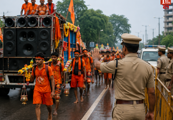 kanwar yatra 2026 dj rules traffic diversion up police notice