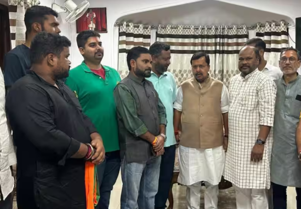 nitin nabin bihar visit pocket meeting strategy bankipur bypoll prashant kishor