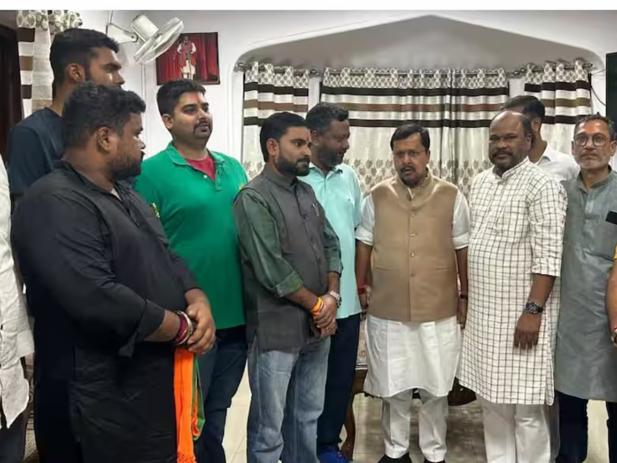 nitin nabin bihar visit pocket meeting strategy bankipur bypoll prashant kishor