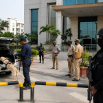 noida dm Office bomb threat email gautam buddh nagar police search operation