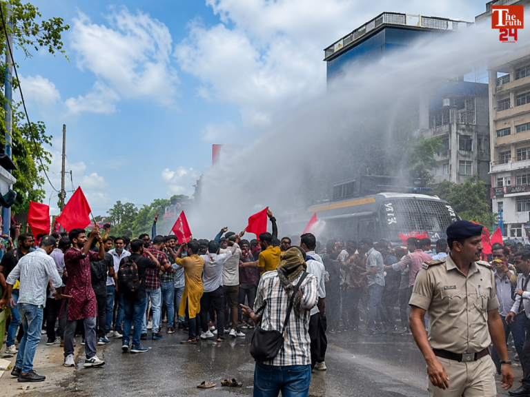 patna aisa rajbhavan march neet paper leak protest dharmendra pradhan resignation
