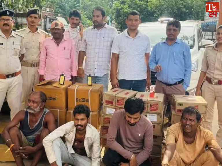 patna liquor smuggling case kadamkuan jp ganga path illegal liquor seized five arrested