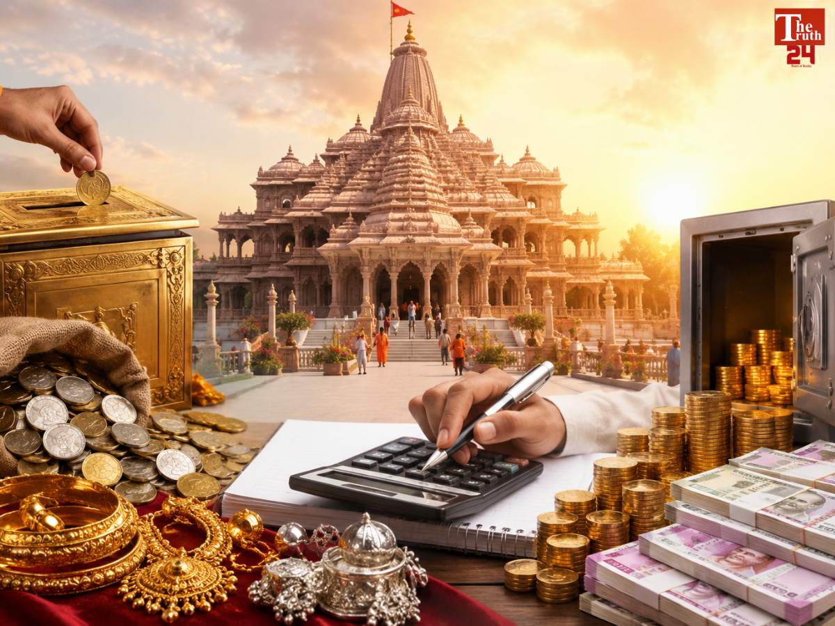 ram mandir trust income expense report 2025 26 donation fund