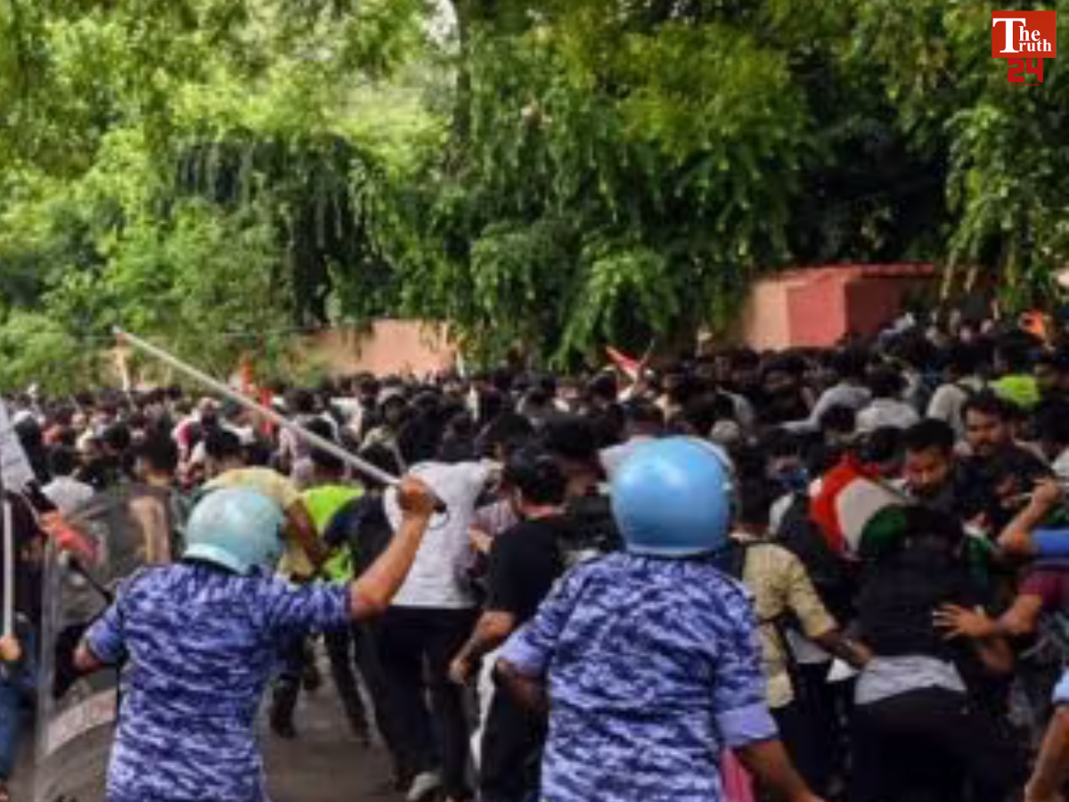 siwan ak47 firing viral video policeman suspended bihar student protest