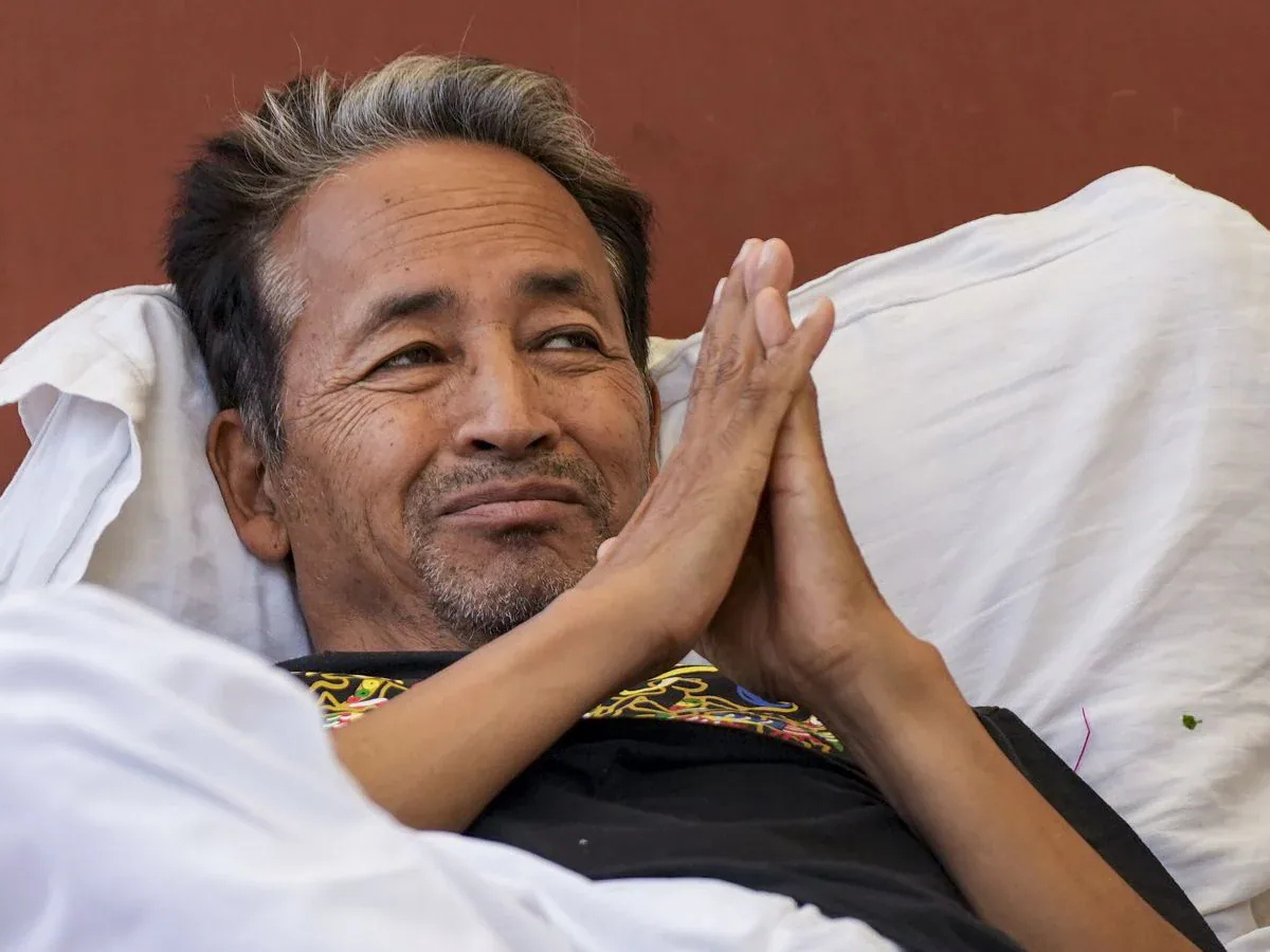 sonam wangchuk first message from safdarjung hospital parliament march july 20