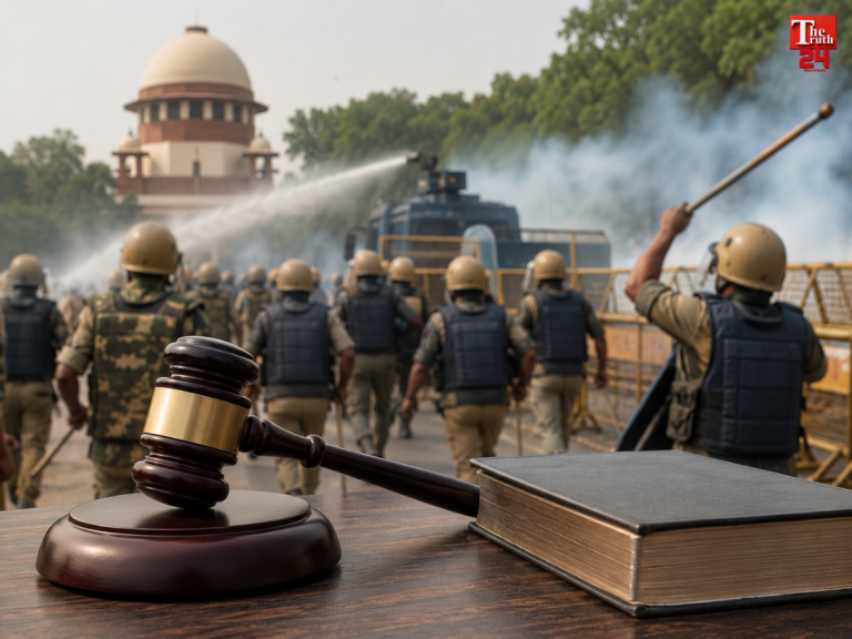 supreme court jantar mantar lathicharge hearing cji surya kant delhi police protest investigation