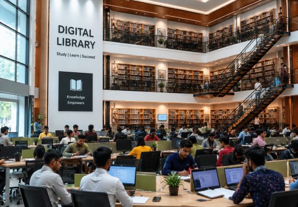 Digital library to be built on land previously