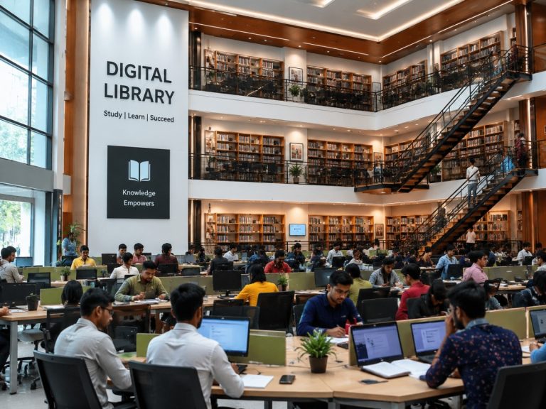 Digital library to be built on land previously