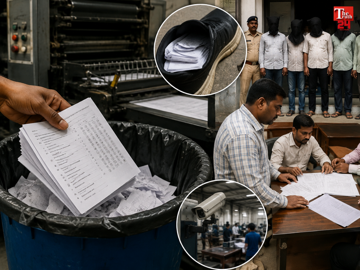 Maharashtra Bhiwandi tet paper leak disposal box question paper theft police investigation