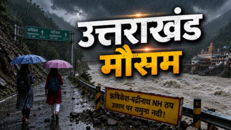 uttarakhand weather today 3 august 2026 forecast imd monsoon heavy rain landslide alert mausam
