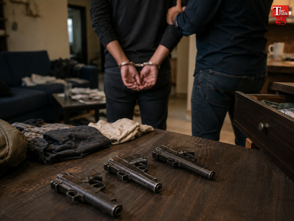 delhi man plants pistols in brother in law house fake arms case exposed