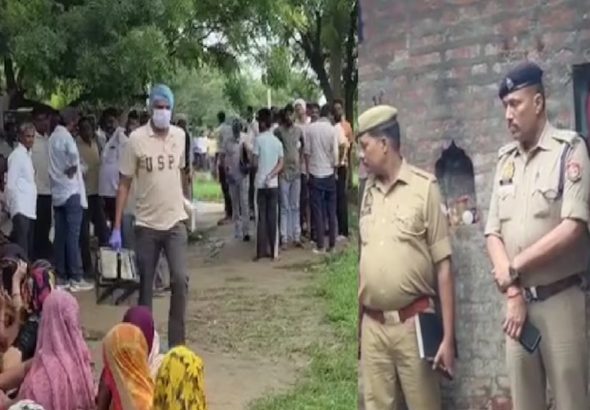 etawah double murder in mother and daughter body found