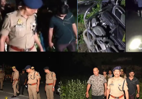 minor rape and murder accused killed in Bulandshahr encounter two policemen injured