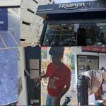 unique theft in Varanasi theif cuts glass enters showroom drink coffee