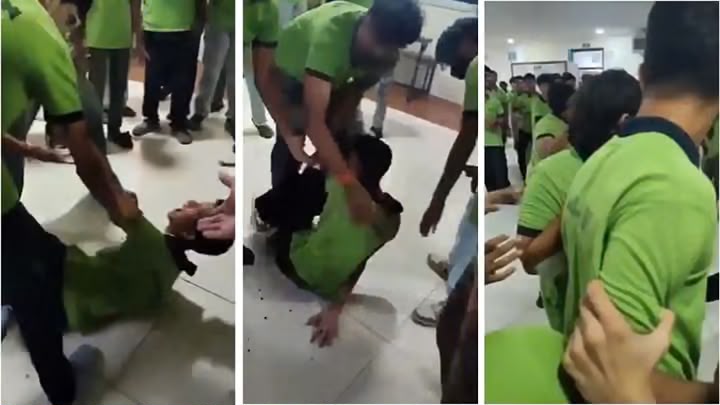 kota allen coaching student dispute bihar student injured cctv